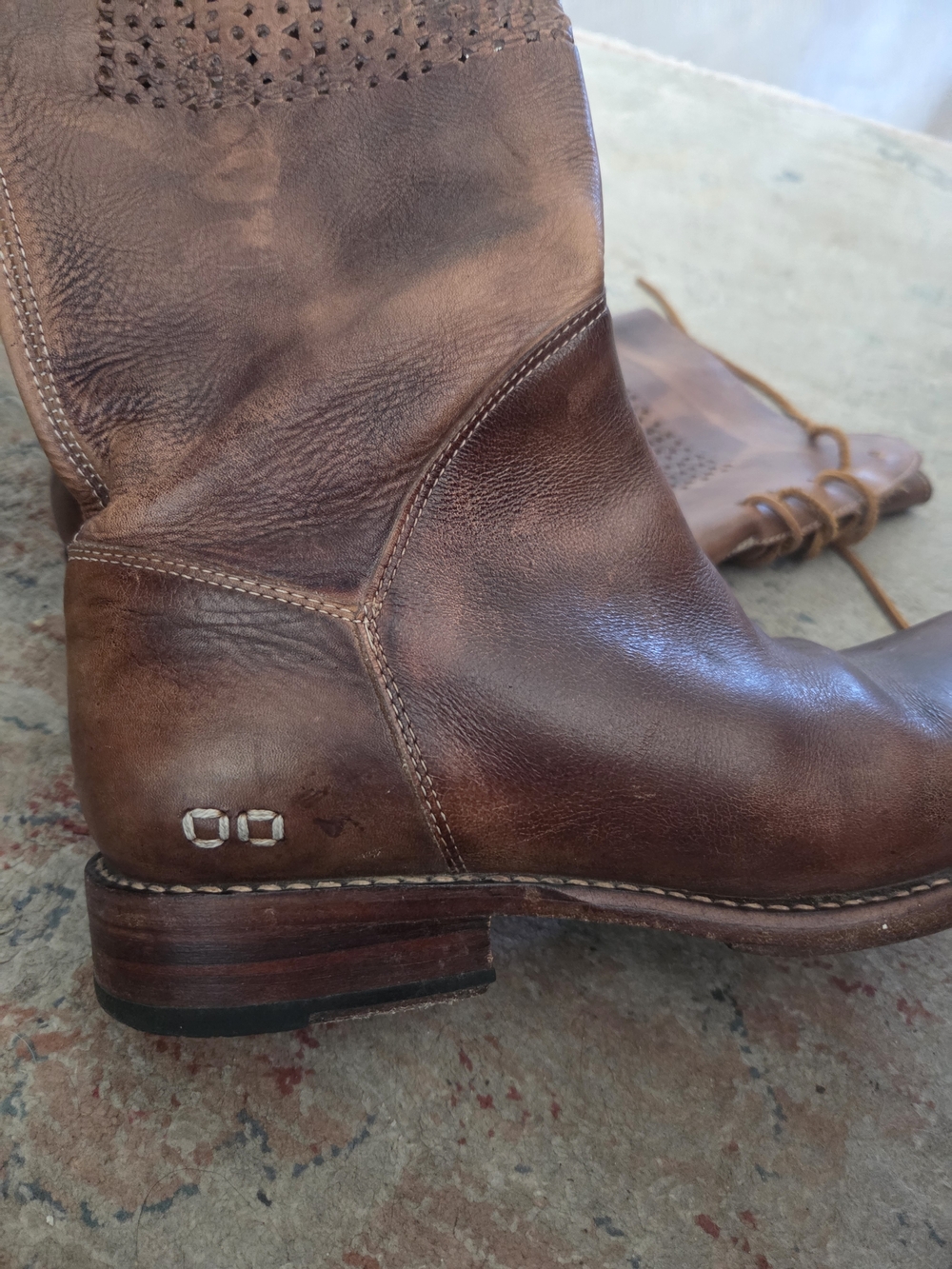 Bed Stu Women's Brown Leather Mid-Calf Boots
